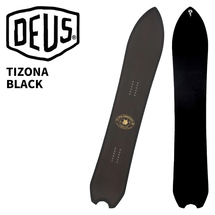 DEUS EX MACHINA デウスエクスマキナ スノーボード 板 TIZONA BLACK 25-26 モデル