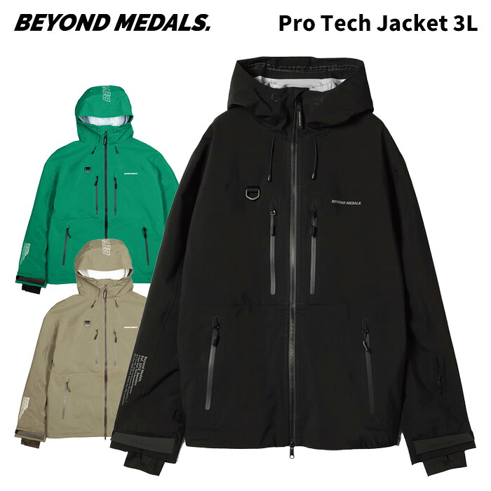 BEYOND MEDALS. ビヨンドメダルズ お召しもの Pro Tech Jacket 3L 25-26(2026)真似形 上衣 メンズウェア-スノーボード用ウェア