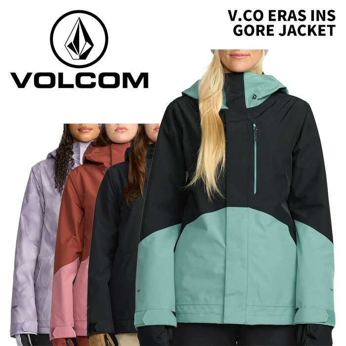 VOLCOM ボルコム お召しもの V.CO ERAS INS GORE JACKET 25-26(2026)真似形 上衣 レディース ウィンタースポーツ-レディースウェア-スポーツ・アウトドア
