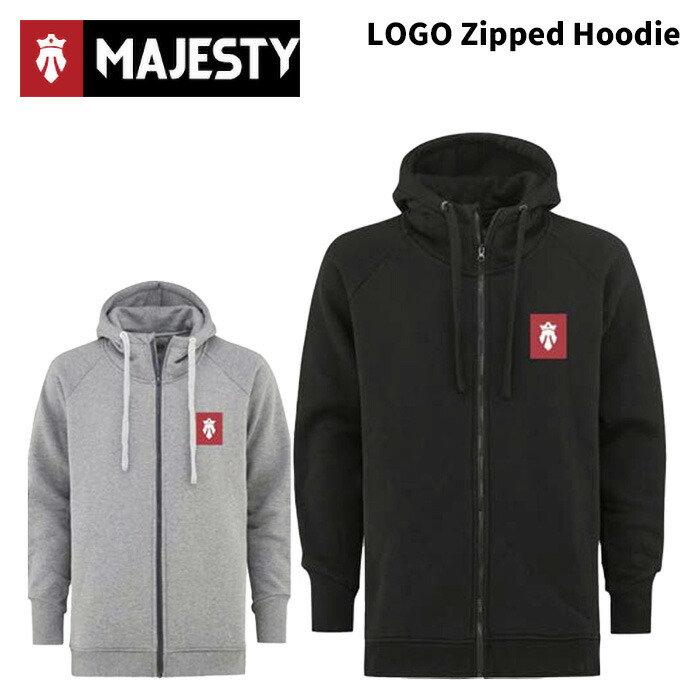 Majesty マジェスティ 御召しもの LOGO Zipped Hoodie 25-26模範例