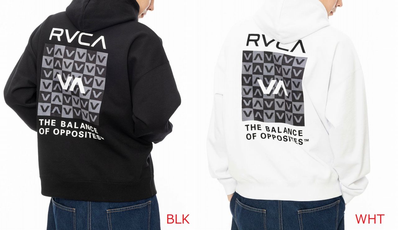 RVCA ルーカ メンズ【BE042040】パーカー24FW【BALANCE BOX 固定ディスク HOODIE】秋冬 ティーシャツボンネット 流汗 ゆったり大きめ rvca スケーター サー毛革 表どおり 流行り物※この商いものはトップスのみです。上下仕掛ける売りわたすではありません。