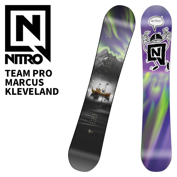楽天市場】NITRO ナイトロ スノーボード 板 TEAM PRO × MARCUS