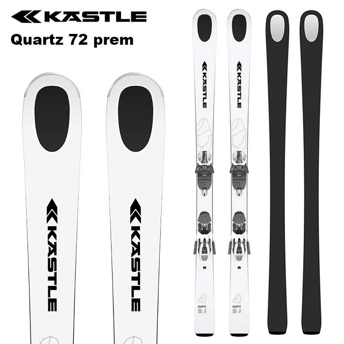 KASTLE ケスレ スキーの板板 Quartz 72 prem + K10 SLR GW ビンディング書き割り 25-26 ひな形 レディース