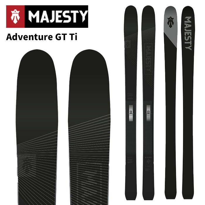 楽天市場】Majesty マジェスティ スキー板 GTX Ti Black + RACE ST14