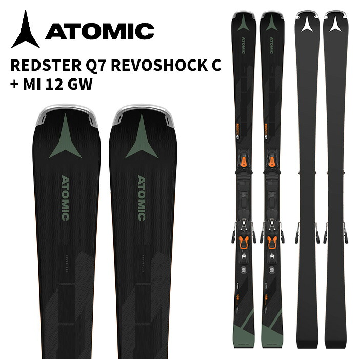 ATOMIC アトミック スキー板 REDSTER Q7 REVOSHOCK C + MI 12 GW ビンディングセット 25-26 モデル