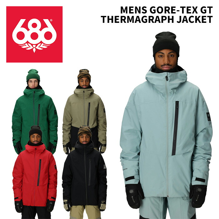 686 シックスエイトシックス ウェア MENS GORE-TEX GT THERMAGRAPH JACKET 25-26(2026)モデル ジャケット｜DREAM GATES SPORTS