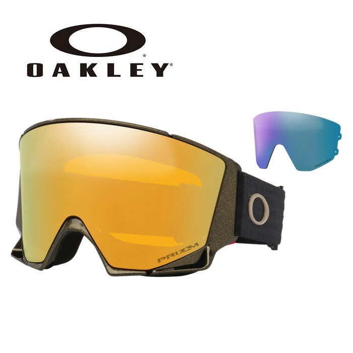 OAKLEY【25/26・FLOW SCAPE L ASIA：5OTH ANNIVERSARY / PRIZM 24K IRIDIUM \u0026 PRIZM ICED】OO7145A-14 71451400 オーク材ロバート・エドワード・リー ゴーグル