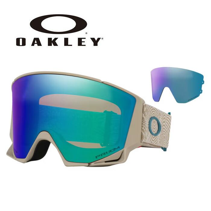 OAKLEY【25/26・FLOW SCAPE L ASIA：MIST TRAILS / PRIZM ARGON \u0026 PRIZM ICED】OO7145A-18 71451800 オーク材ロバート・エドワード・リー ゴーグル