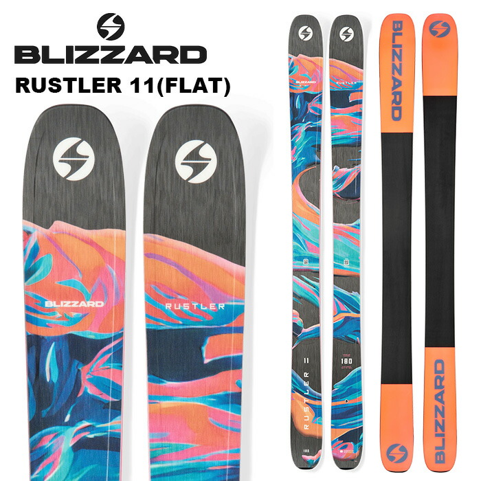 BLIZZARD 吹雪 スキーの板板 RUSTLER 11 (FLAT) 板単品 26-27真似形
