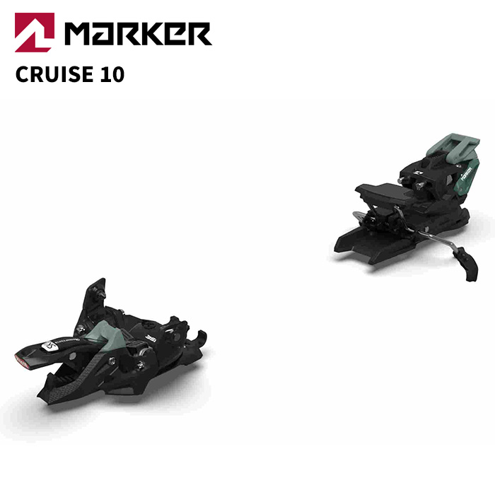 MARKER マーカー スキー ビンディング CRUISE 10 BLACK/GREEN(解放値 4.0-10.0)26-27モデル【単品販売不可】