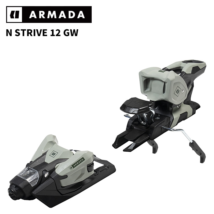 ARMADA アルマダ スキーの板 ビンディング N STRIVE 12 GW GREEN（解きはなつ値 5.0-12.0）26-27青写真【単品売りわたす不可】