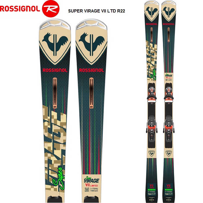 【楽天市場】【納期B】ROSSIGNOL【22/23・SUPER VIRAGE VII LTD R22 ＋ SPX 12 ROCKERACE GW  HOT RED】(RALPH03)ロシニョール スキー板 スーパービラージュ スーパーヴィラージュ7リミテッド ビンディングとの二点セット  取付工賃無料 ...