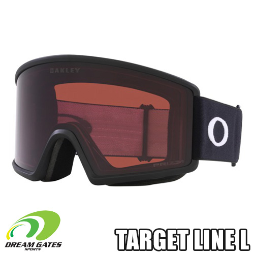 OAKLEY【23/24・TARGET LINE L｜MATTE BLACK：PRIZM DARK GREY】[71201600][OO7120-16]　オークリー　ターゲットライン　エル　スキー　スノーボード　ゴーグル　安心の日本正規品　メーカー二年保証　プリズムレンズ搭載モデルが新リリース!!画像