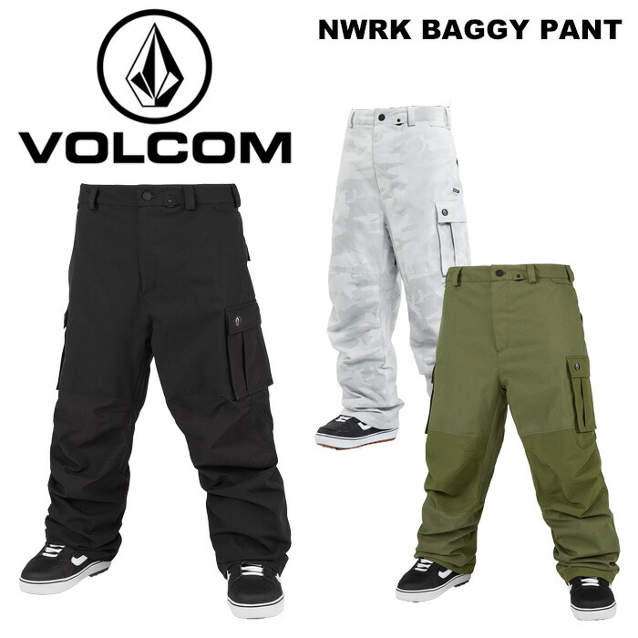 23-24 volcom NWRK BaggyPant ボルコム　バギーパンツ 楽天市場】23-24 VOLCOM/ボルコム NWRK BAGGY pant メンズ