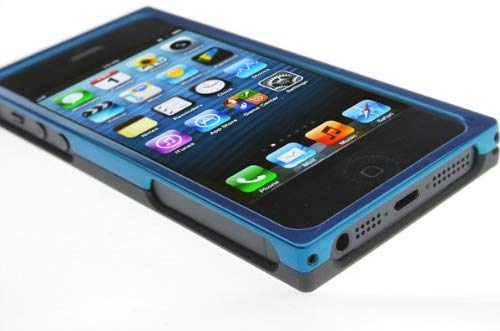 楽天市場 Iphone5s アイフォン5s アルミバンパー ケース Shiny Blue Silky Black Wndre 113 在庫限り アイフォンse スマホケース Bumper ブルー ブラック スマホガラスのフューチャモバイル