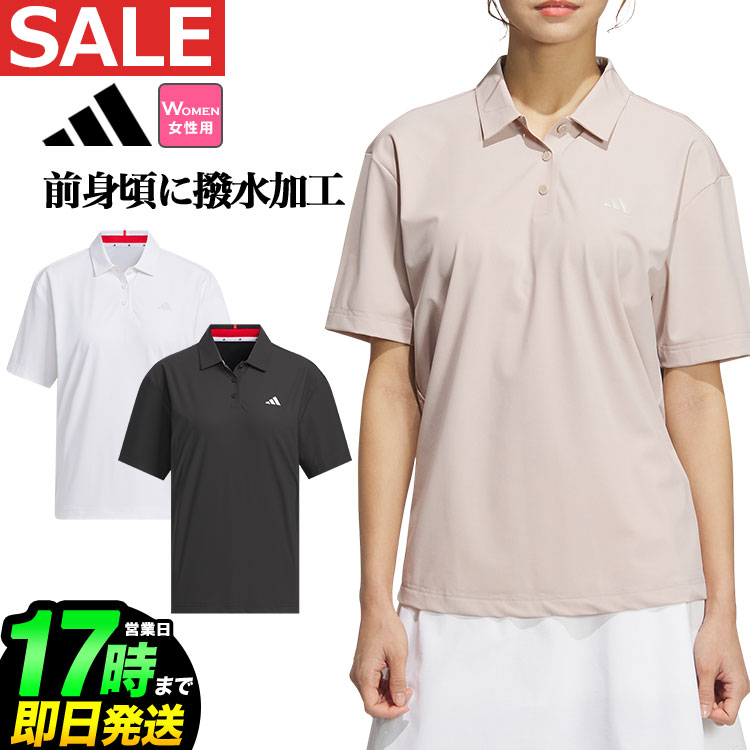 【45％OFF・SALE・セール】春 夏 モデル adidas アディダス ゴルフウェア KUK66 アディゼロ ADIZERO バックプリント 半袖 シャツ ポロシャツ [ストレッチ 撥水 * LOOSE]（レディース）