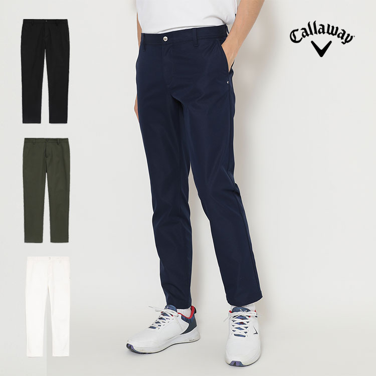【30%OFF・SALE・セール】2025年 秋 冬 Callaway GOLF キャロウェイ ゴルフウェア C25226100 ストレッチ ツイル パンツ [ウエストに伸縮性 ストレッチ 股下76cm]（メンズ）