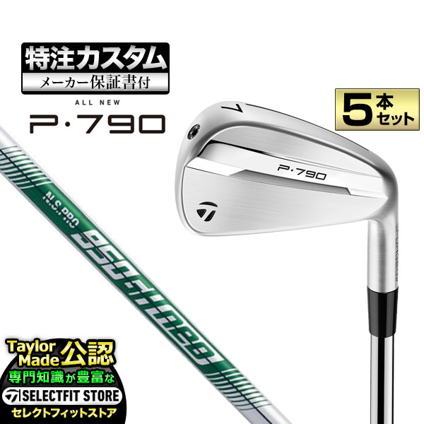 【メーカーカスタム】テーラーメイド 2025年モデル New P790 アイアン('25) P・790 5本セット (#6-PW) N.S. PRO 850GH/950GH neo NSプロ ネオ スチール【U10】|F-NET GOLF