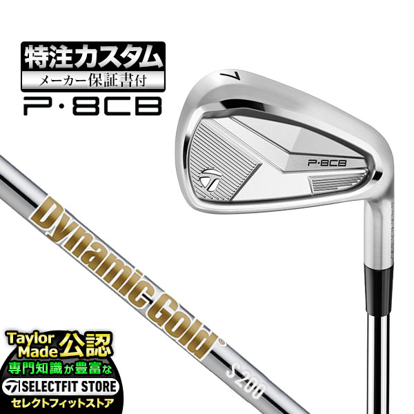 【メーカーカスタム】テーラーメイド 2025年モデル P8CB アイアン 単品 DynamicGold HT LABEL ダイナミックゴールド HTレーベル スチール【U10】|F-NET GOLF