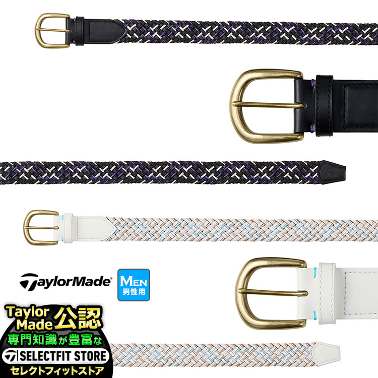 TaylorMade 仕立て屋御手伝いさん ゴルフ TL349 M CL メッシュ 胴締め M CL MESH BELT  (メンズ)