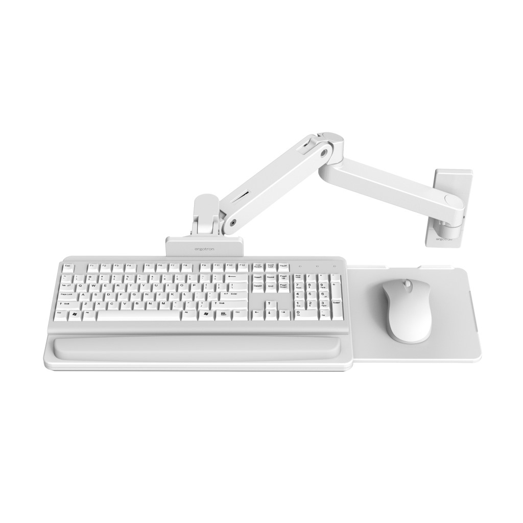 ERGOTRON LX PRO 鍵盤用手 御盆付 白いこと 2.3kgまで相応う 45-685-290