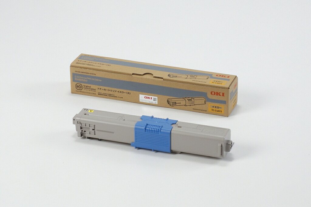 OKI トナーカートリッジ(大) イエロー (MC363dnw/C332dnw) TC-C4AY2