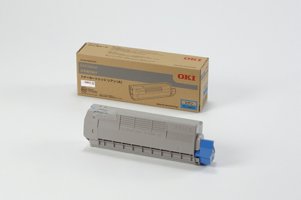 OKI トナーカートリッジ(大) シアン  (C612dnw) TC-C4DC2 トナー-PCサプライ・消耗品-パソコン・周辺機器