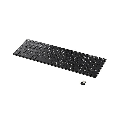 バッファロー 2.4GHz無線 コンパクトキーボード ブラック BSKBW330BK