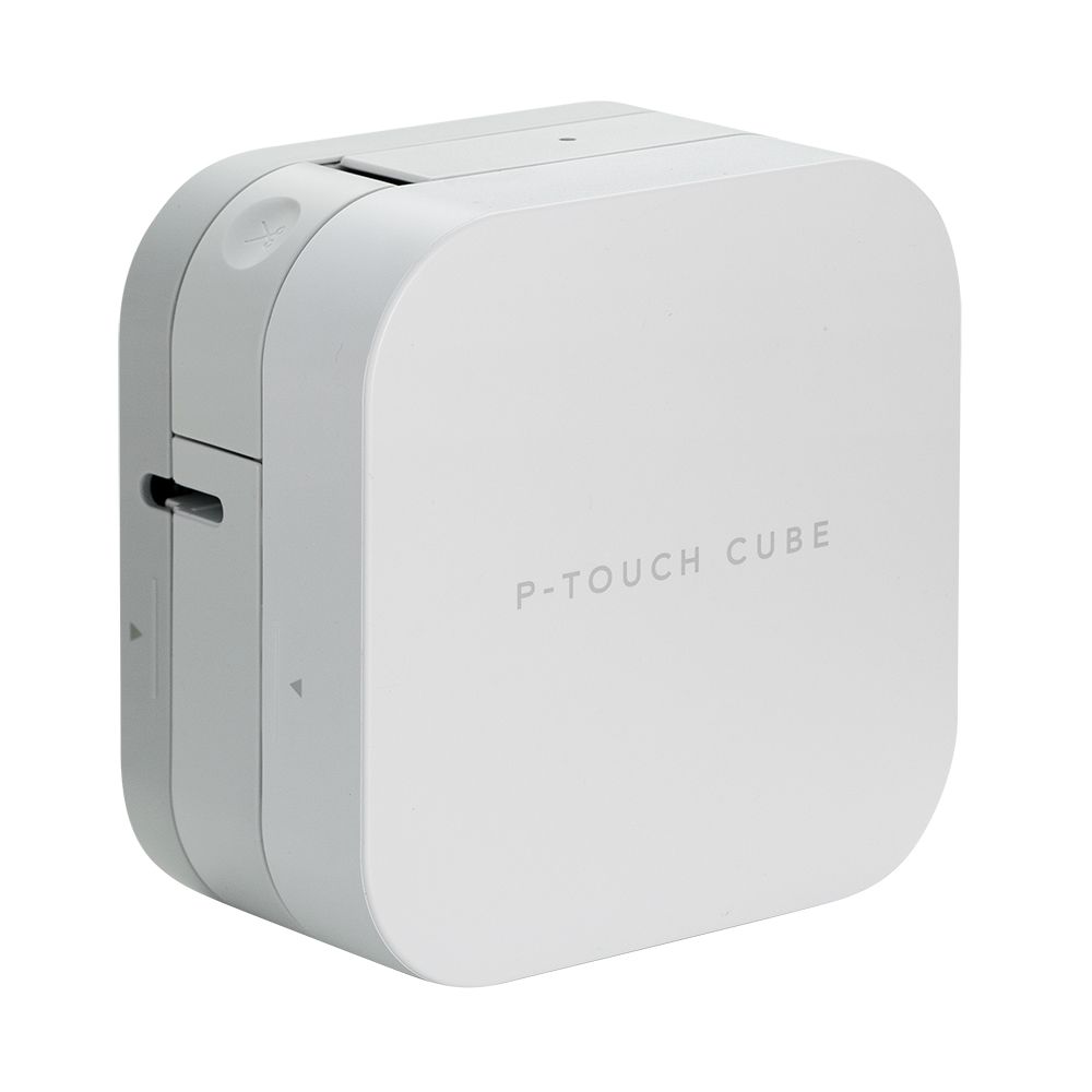 ブラザー工業 P-TOUCH CUBE付け紙点火装置 PT-P300BT(白いこと/180dpi/3.5粍～12粍幅/TZe磁気テープ/スマホ繋ぎ合わせる専用/Bluetooth) PT-P300BT