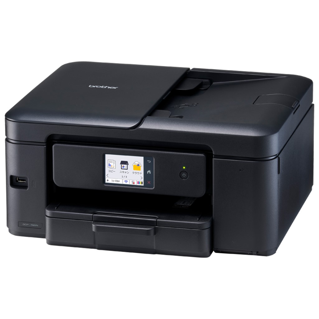 ブラザー工業 ブラザー インクジェット複合機 DCP-J929N-B(4色独立インク/2.7型CTP/H-USB/W-LAN/自動両面/ADF/A4/ブラック) DCP-J929N-B 時間指定不可|F-Park