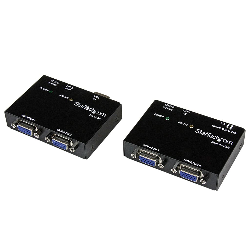 StarTech.com Cat5相応う VGA/アナログRGB 映像媒体見せびらかす エクステンダー(取りひろげる器) 最大限度150mまで取りひろげる 変速機機/傍受機書き割りひな形 ST121UTP