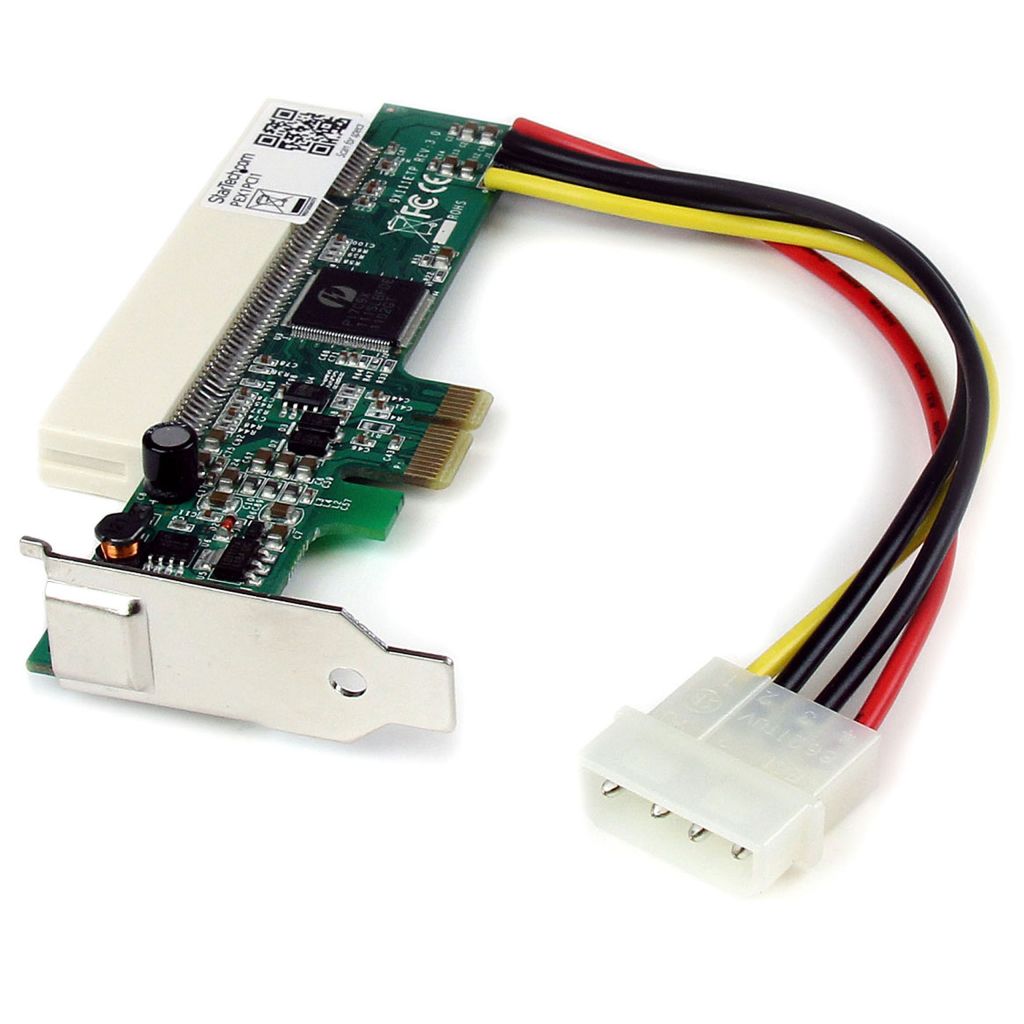 StarTech.com PCI Express-PCI取り替えっこ歌留多/取り替えっこ下部組織 1x PCI Express x1 (牡)-1x PCI拡張スロット(刃針)/ 周辺装置用ワット数 4いの一番 PEX1PCI1