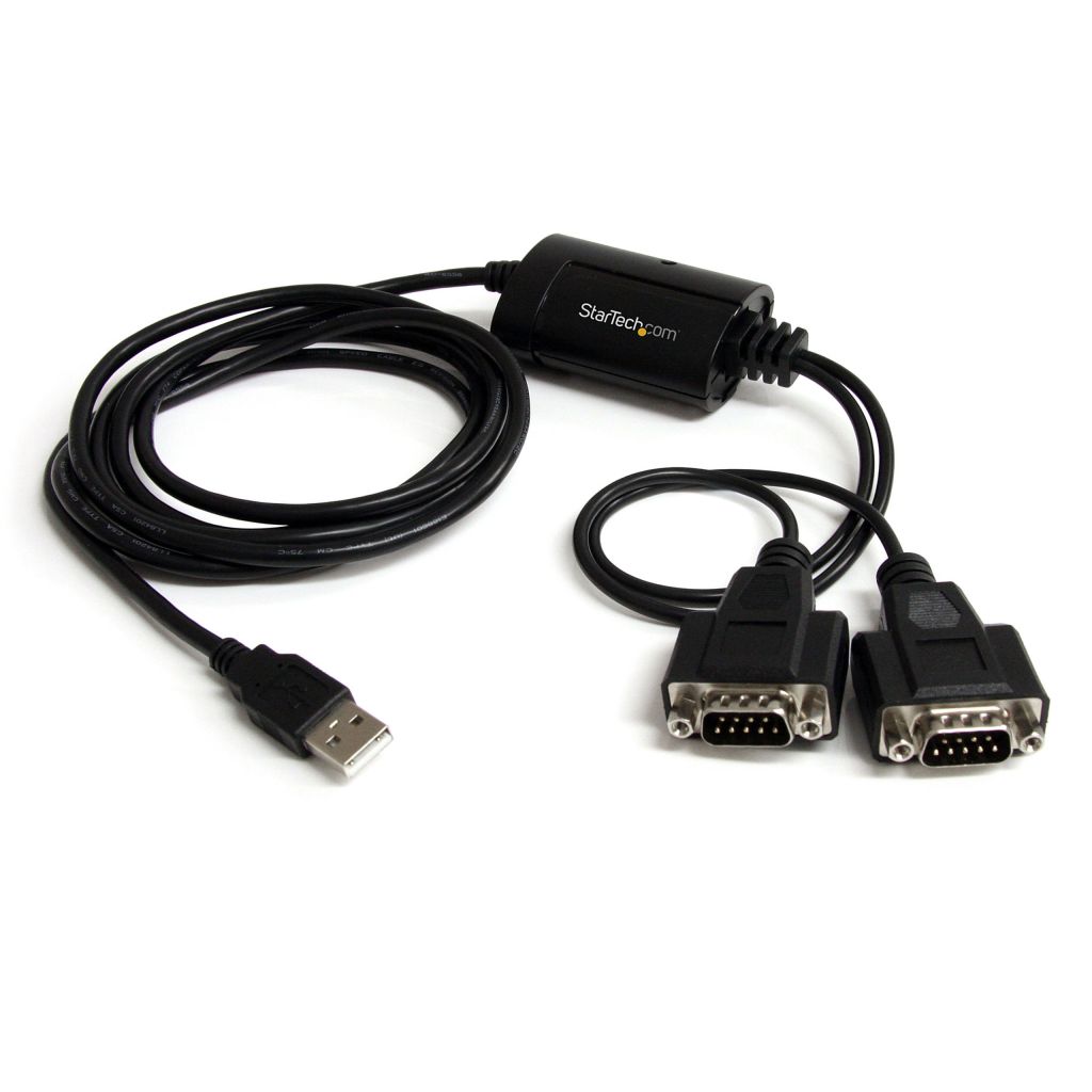 StarTech.com USB-RS232C 禾穀類取り替えっこ有線テレビ/1.8m/引っ切りない/2x D-Sub 9 ピン/雄-雄/COM電話番号守りつづける役立つこと/DB9 禾穀類変換器 アダプタ ICUSB2322F