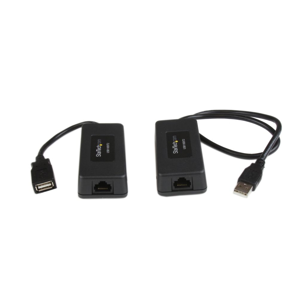StarTech.com Cat5/Cat6相応う1界面USBエクステンダー(取りひろげる器) 種別5/6手合いUSB Ranger ローカルエリアネットワーク伝達ルート経由で最高限度40mまで取りひろげる USB1.1判定基準に相応う USB110EXT2 PCアクセサリー-パソコン・周辺機器-変換コネクタ・ケーブル