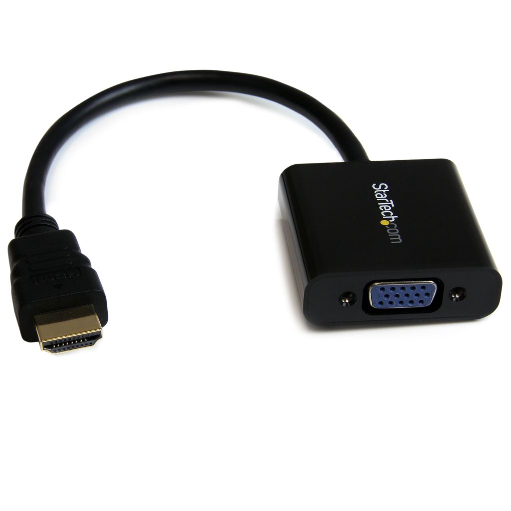 StarTech.com HDMIーVGA変換アダプタ/コンバータ HDMI(19ピン)ーアナログRGB(D-Sub15ピン)変換コネクタ オス/メス 1920x1080 HD2VGAE2