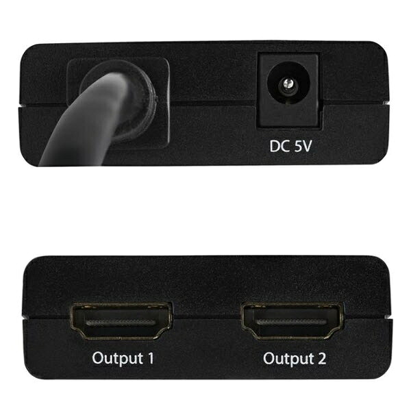 StarTech.com 2最終生産物相応う 4K HDMI 分かちあう器スプリッター USB二階建てバス力強さ/ACアダプター相応う 4K 30サイクル ST122固定ディスク4KU