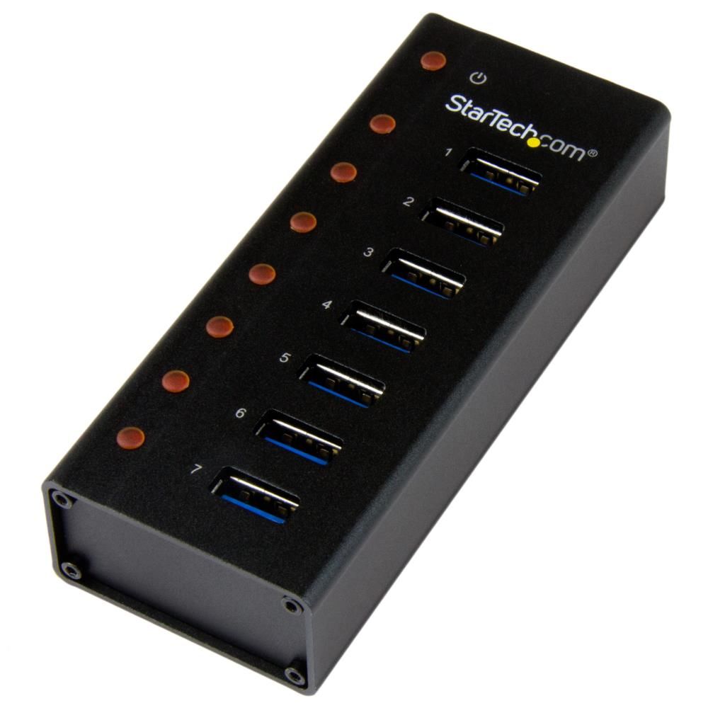 StarTech.com 7ポートUSB 3.0ハブ メタル筐体 デスクや壁に取付け可能 ST7300U3M 時間指定不可|F-Park