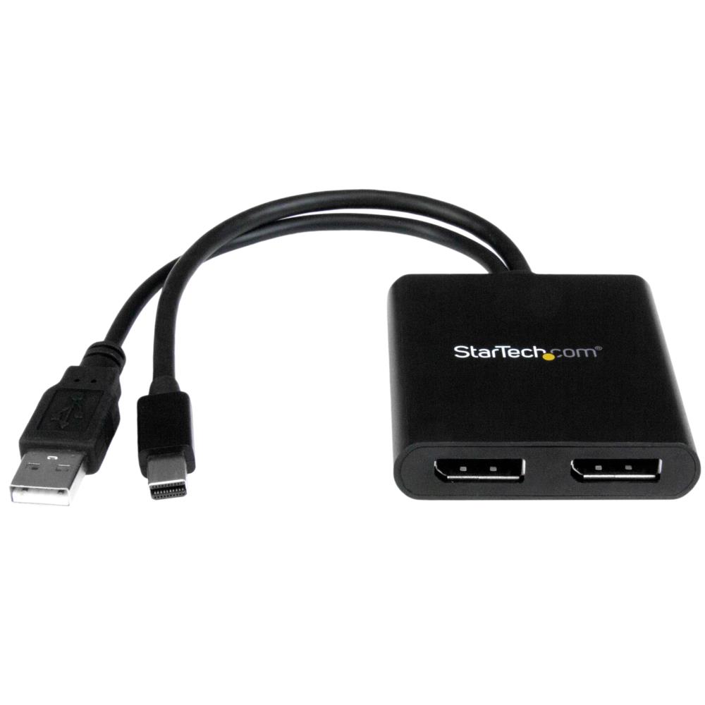 StarTech.com 2ポートMSTハブ Mini DisplayPort - 2x DsiplayPort マルチモニタースプリッタ 4K対応 ミニディスプレイポート(オス) - 2ポート ディスプレイポート(メス) Windowsのみ対応 MSTMDP122DP 時間指定不可|F-Park