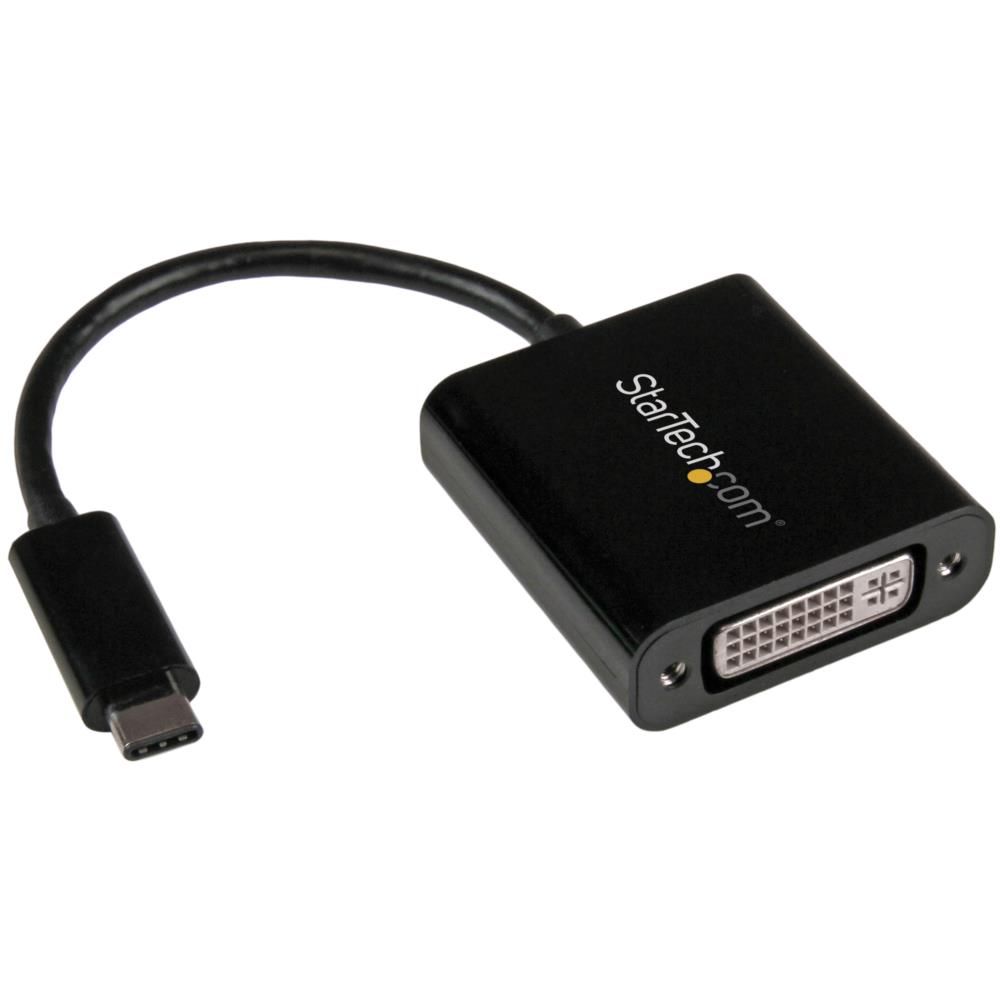 StarTech.com USB-C-DVIディスプレイ変換アダプター/1920x1200/DP Altモード/Thunderbolt 3対応/USB Type-CパソコンからDVIモニター プロジェクターへの変換コネクター CDP2DVI