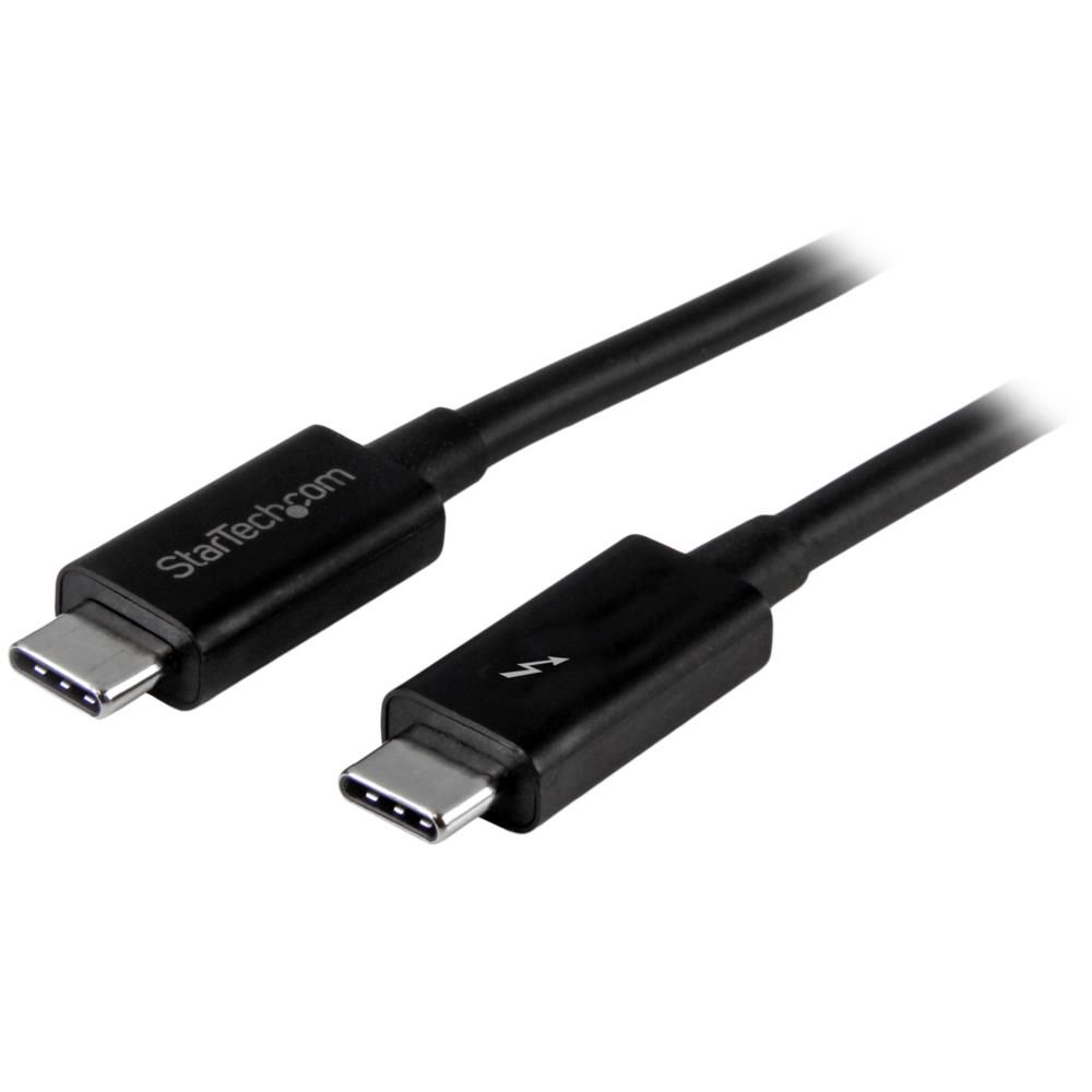 StarTech.com Thunderbolt 3有線テレビ/2m/4K60サイクル/20Gbps/100W USB PD/Thunderbolt 4 USB-C DisplayPort取り替えっこ/黒いこと/サンダーボルト 弾丸道路資料遷らす 管する 見せびらかす さし画最終生産物 TBLT3MM2M