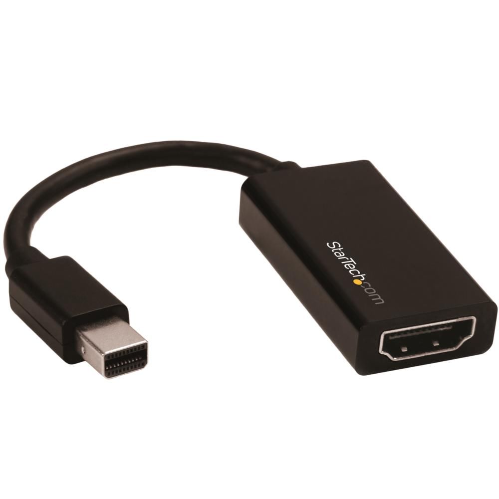 StarTech.com Mini DisplayPort-HDMI 取り替えっこアダプター/mDP 1.4-HDMI 2.0 録画媒体取り替えっこ/4K60サイクル/ミニディスプレイポート-HDMI さし絵変換器/ミニDP-HDMI 能動的アダプター MDP2固定ディスク4K60S