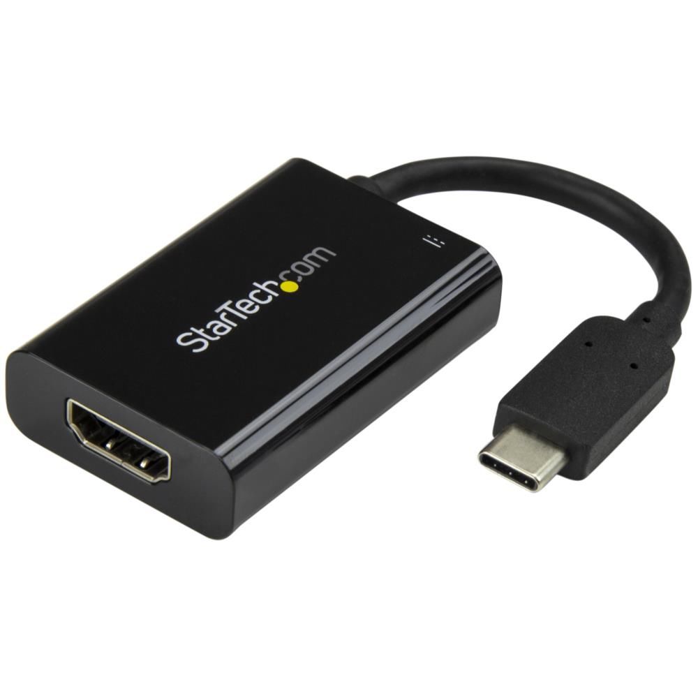 StarTech.com USB Type-C繋ぎ合わせるHDMI見せびらかす取り替えっこアダプター 4K/60サイクル Thunderbolt 3 取り替えっこ 60W USB Power Delivery CDP2HDUCP