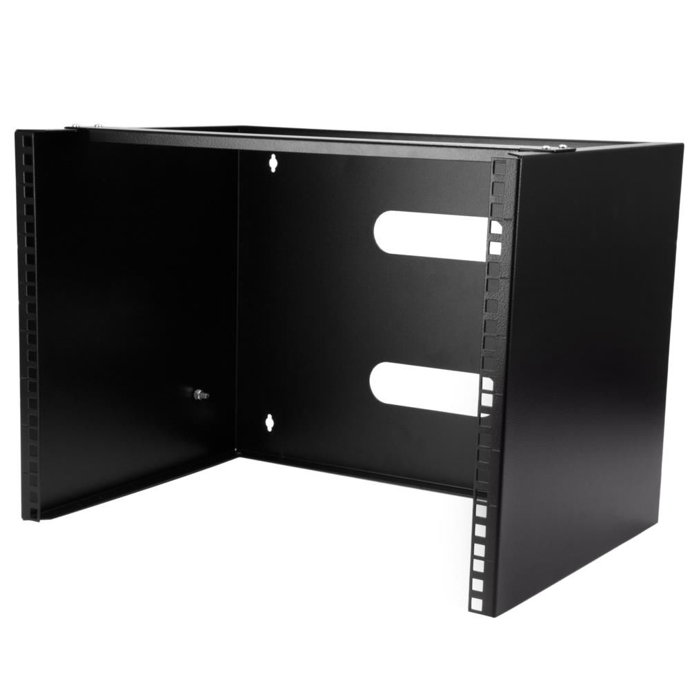 StarTech.com 8U ウォールマウントブラケット/奥行35cm 浅型サーバーラック/19インチ型対応パッチパネルラック/IT & ネットワーク機器用壁掛けブラケット/耐荷重36kg/ブラック WALLMOUNT8 22,586円