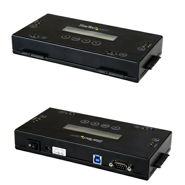 StarTech.com ディスクイレーサー/資料かき消える専用機/2.5 \u0026 3.5in SATA/4拡張スロット/USB 3.0 SATERASER4