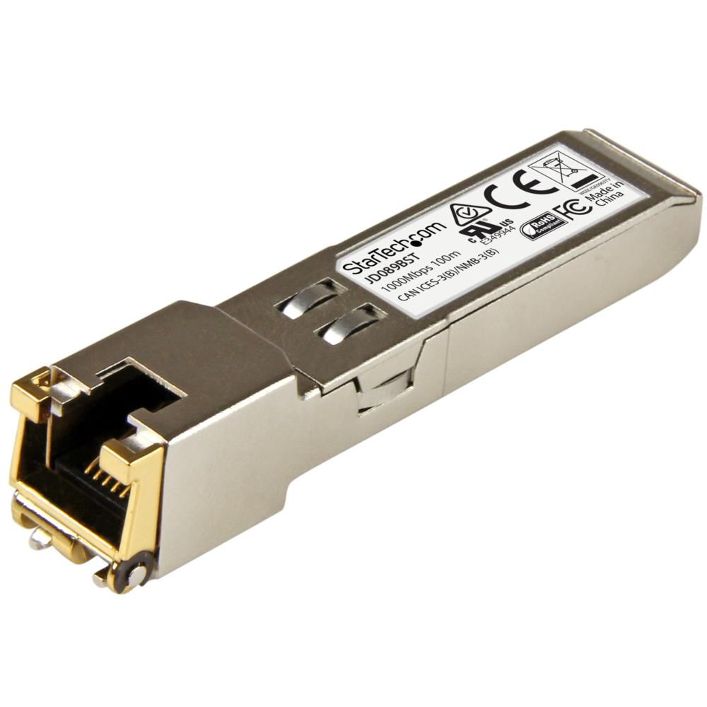 StarTech.com SFPモジュール/HPE製品JD089B互換/1000BASE-T準拠RJ45銅線トランシーバ JD089BST 7,173円