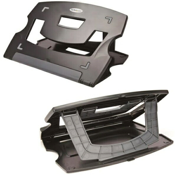 StarTech.com ノートPCパソコンスタンド 6段階の角度調整が可能 コンパクトプラットフォーム(287mm x 210mm) タブレット(9-12インチ)にも対応 LTRISERP