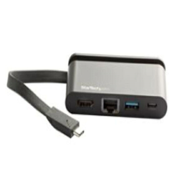StarTech.com USB Type-C接続マルチアダプタ 4K HDMI Mac/Windows対応 2x USB 3.0/1x USB-C/1x USB-A/100W USB PD 3.0/ギガビット有線LAN DKT30CHCPD 時間指定不可|F-Park