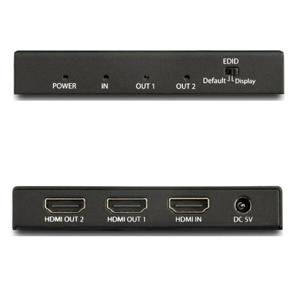 StarTech.com HDMI分配器 1入力2出力 4K/60Hz HDMI 2.0 スプリッター HDR ST122HD202