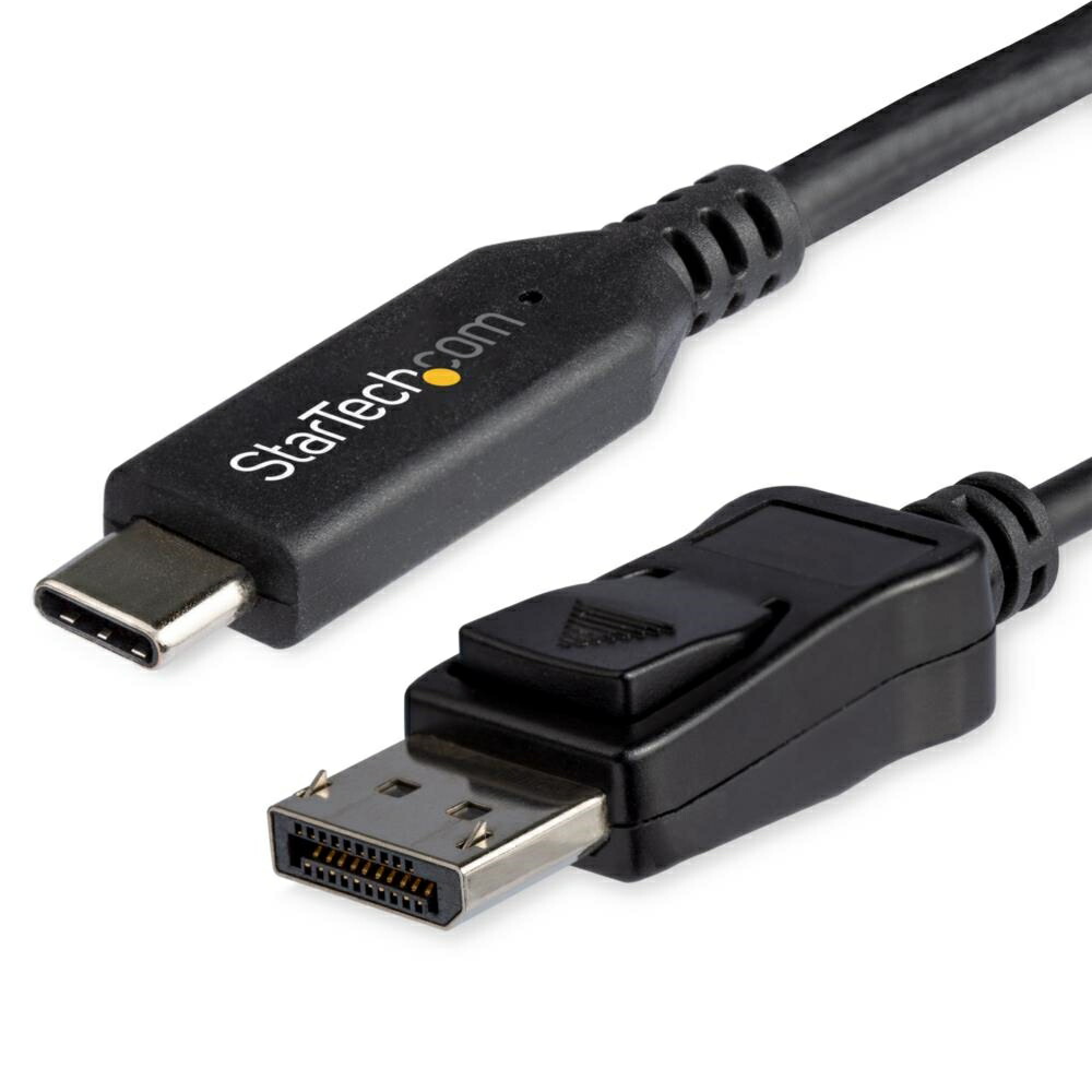 StarTech.com USB-C-DisplayPort 1.4 取り替えっこ有線テレビ/1m/8K60サイクル/HBR3、HDR、DSC相応う/USB印字機C-DP Alt流行り物/ディスプレイアダプタケーブル/USB Type-C \u0026 Thunderbolt 3 CDP2DP141MB