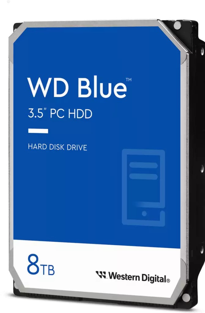 ウエスタンデジタル WD Blue 3.5in内蔵HDD 8結核症 SATA 6Gb/s 5640rpm 256MB WD80EAAZ
